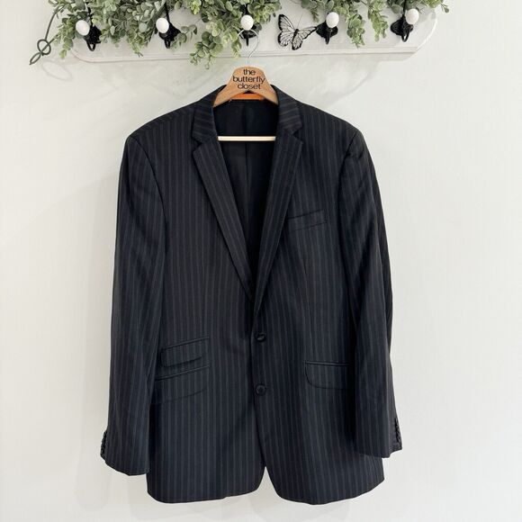 Mens Ben Sherman Pin Striped Wool Blazer 41L - Picture 1 of 5